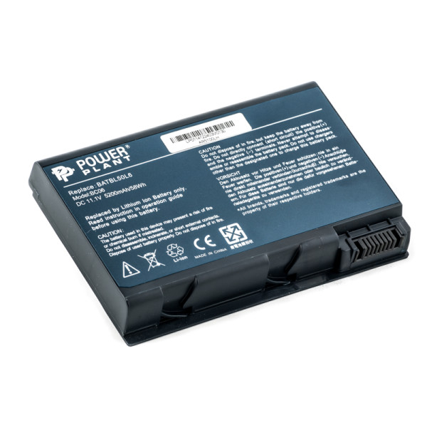 Аккумулятор PowerPlant для ноутбуков Acer Aspire 3100 (BATBL50L6, AC 50L6 3S2P)11,1V 5200mAh